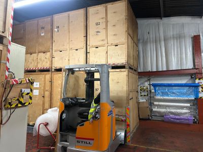 Secure Storage Containers - Forklift Access